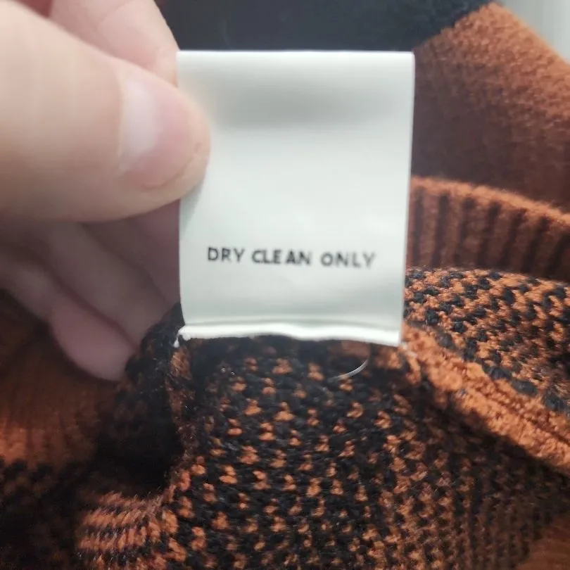 CLOUD TEN Sweater Womens Size S Tiger Print Cropped Crewneck‎ Knit - Image 8