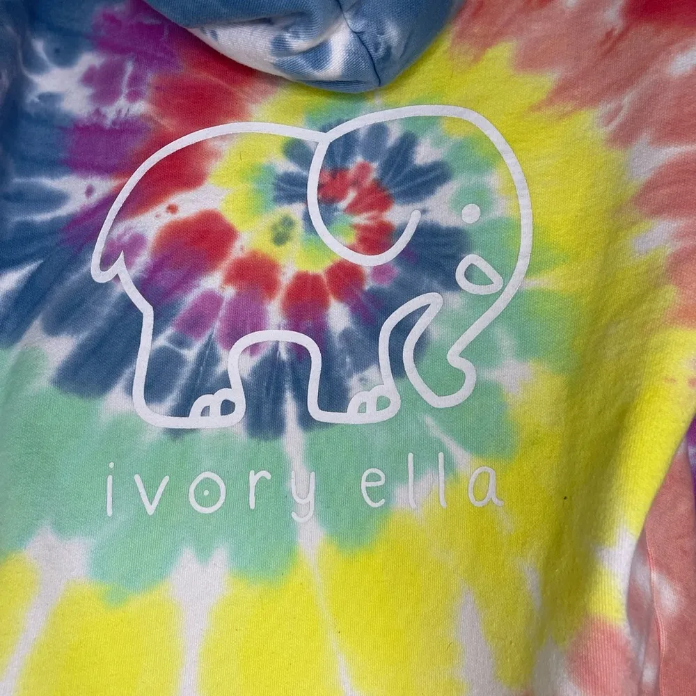 Ivory Ella Elephant Tie Dye Hoodie - Image 5