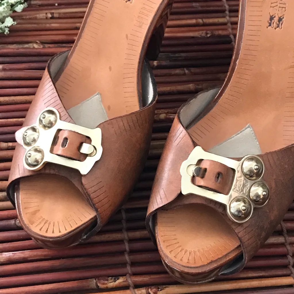 Guillaume Hinfray Stunning Shoes Size 40 Brown - Image 10