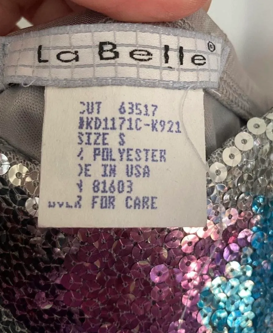 Sequin cocktail dress LA BELLE Womens Multiple - Image 10