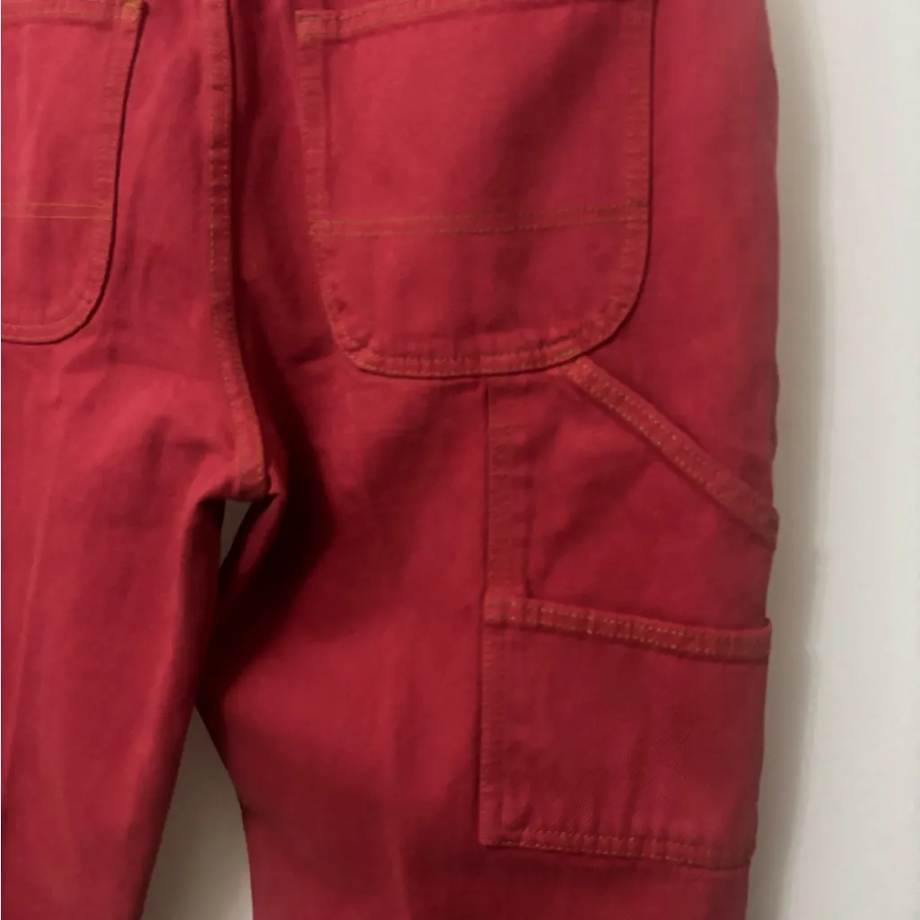 Cotton On Red Boyfriend Jeans - Image 8