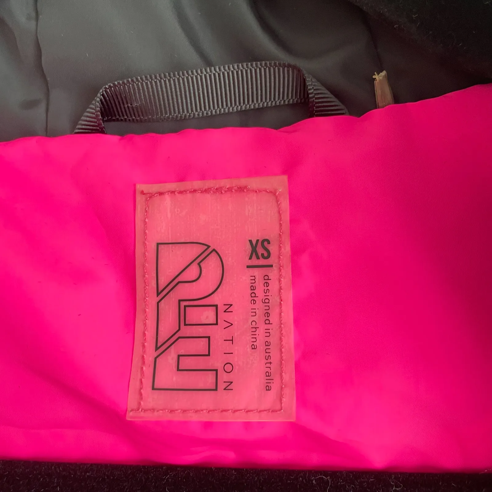 P.E. Nation Man Down Windbreaker Jacket Black Size XS - Image 8