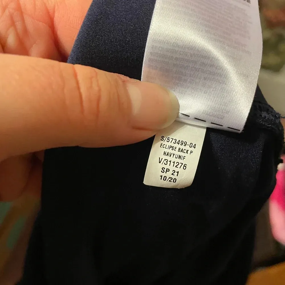 GAP FIT NAVY BLUE CROPPED LEGGINGS - Image 4