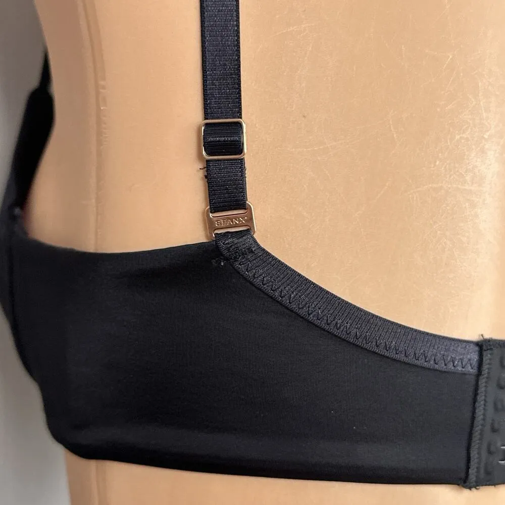 Spanx Bra La Mode Bra 32C Balconette Black Lined Underwire Lined - Image 5