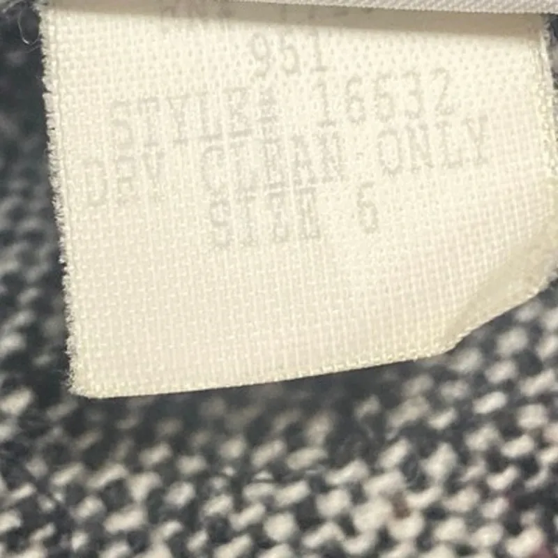 CW Women's Black High Waisted Pleated Straight Trousers Dress Pants Size 6 - Image 5