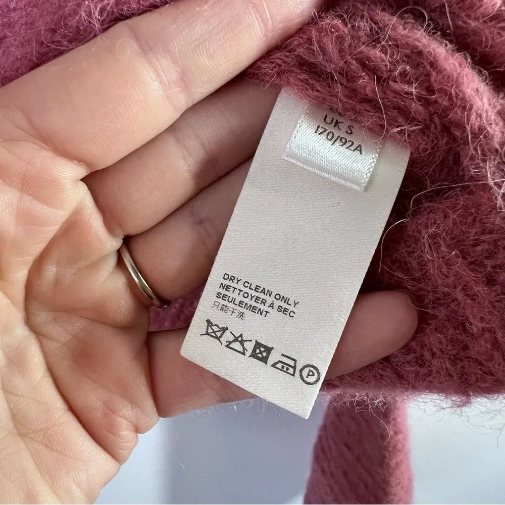 Free people moonbeam‎ sweater pink alpaca boxy oversized - Image 6