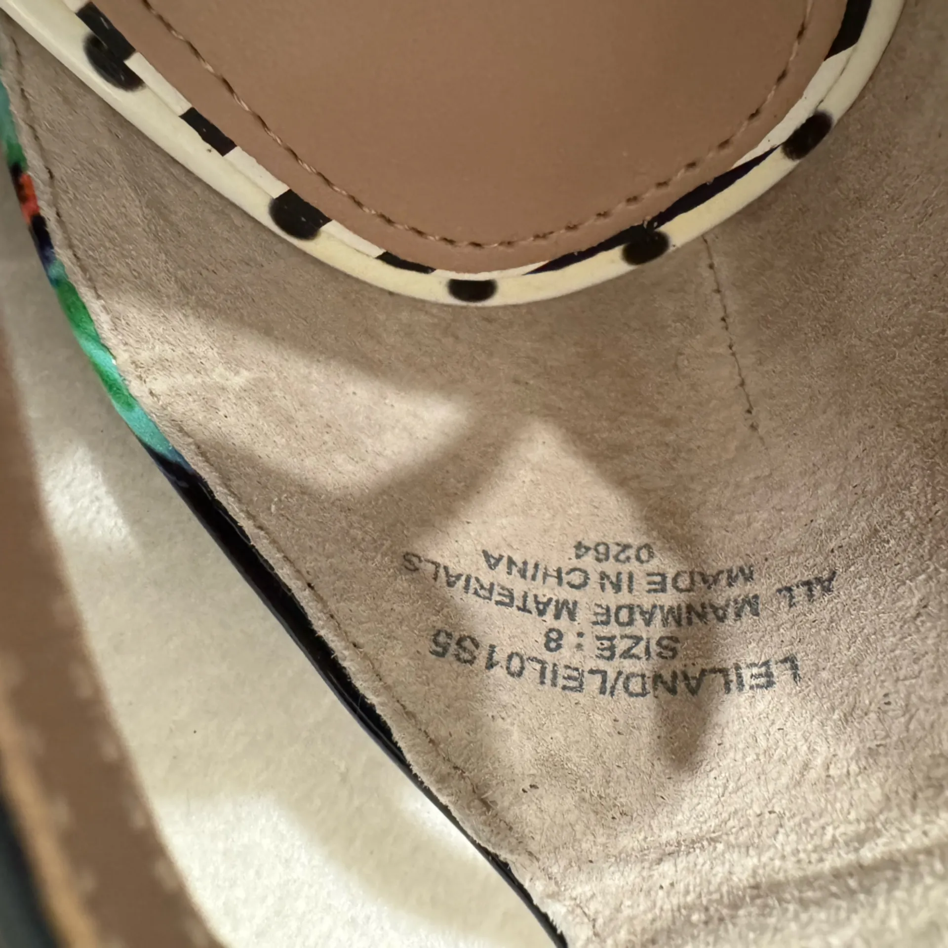 New Betsey Johnson Leiland Multicolor Heeled Sandal Butterfly Embellishment Sz 8 - Image 14