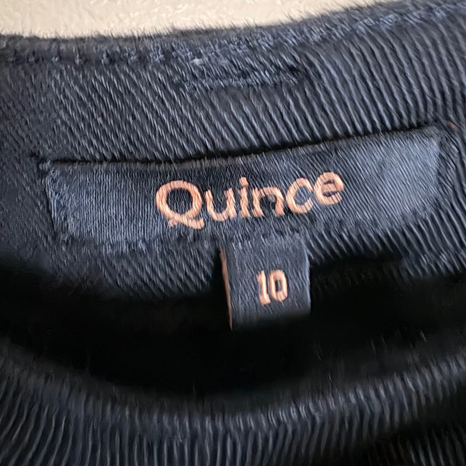 Quince Black Cropped Wide Leg Pants Size 10 European Linen Blend - Image 5