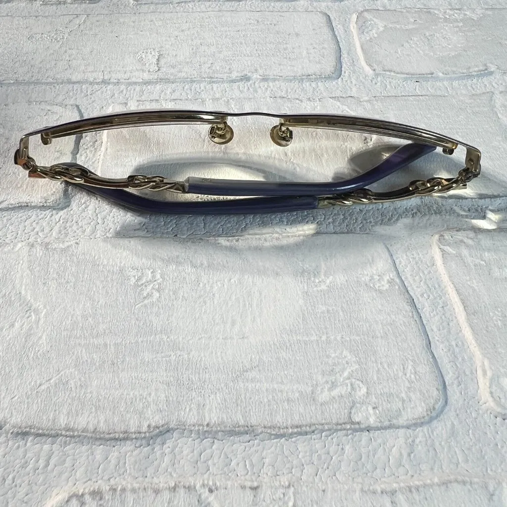 JIMMY CHOO Eyeglasses Frames Violet 53 16 135 78-8T2 Rectangle Made in Italy - Image 8