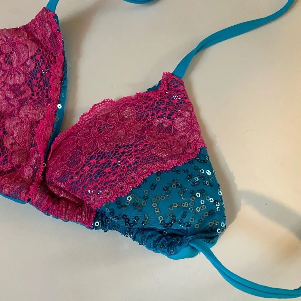 Beach Bunny Sequin Bikini Top - Image 3