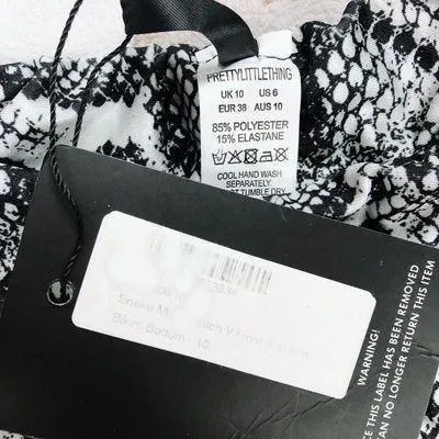 PrettyLittleThing Snake Print Bikini Bottoms - Image 6