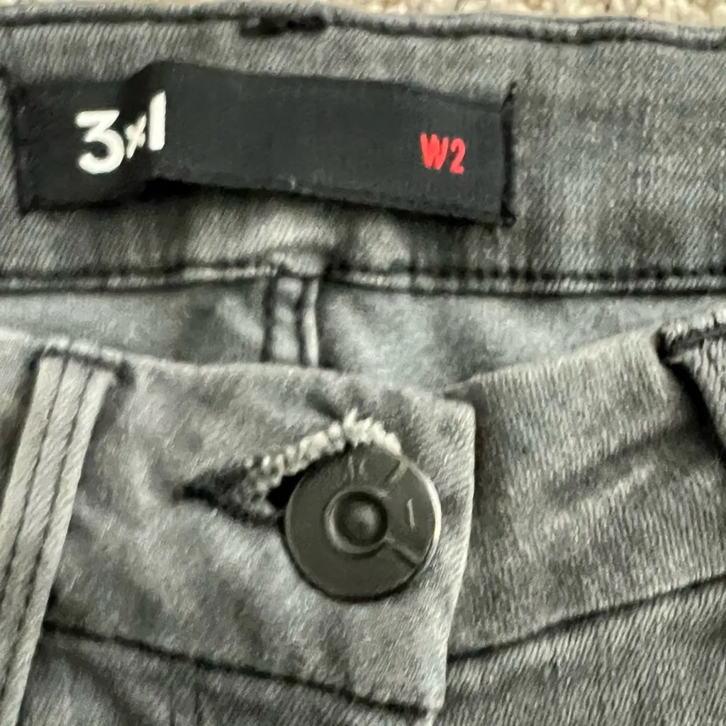 3x1  Charcoal Denim Jeans - Image 15