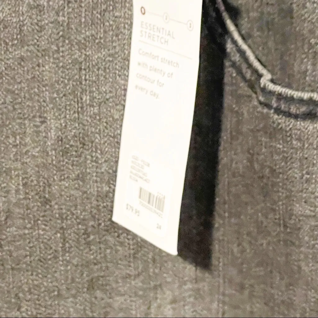 Lane Bryant Plus Size 24 Mid Rise Super Stretch‎ Kick Boot Jeweled Frayed Hem - Image 3