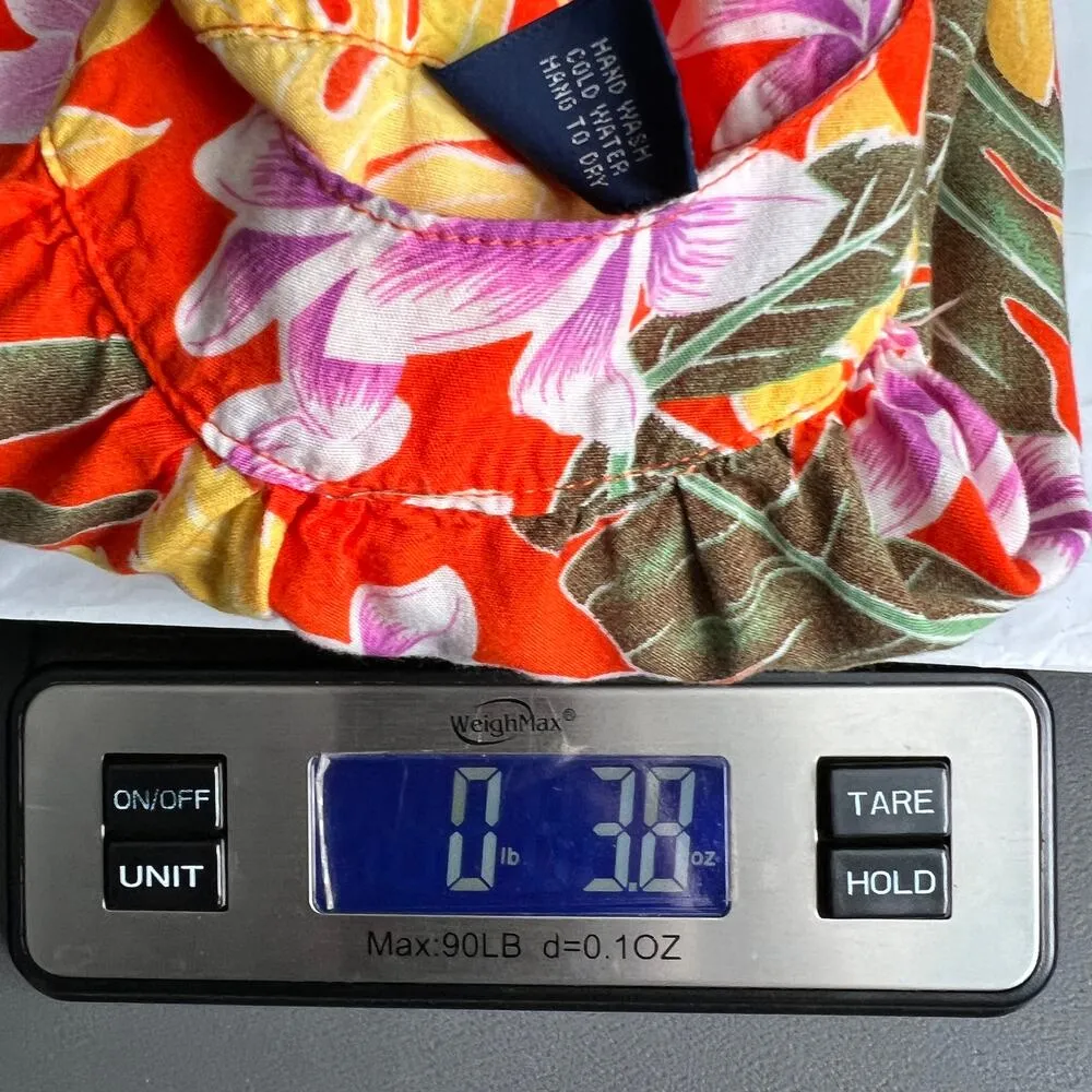 Hibiscus Collection Hawaii Womens Top XXL Y2K Floral Relaxed Flowy Beach Coastal Red - Image 11