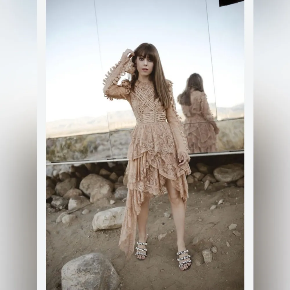 Super Rare 2017 Zimmermann Bowerbird Romance Mini Dress Runway Dress Size 1 - Image 3