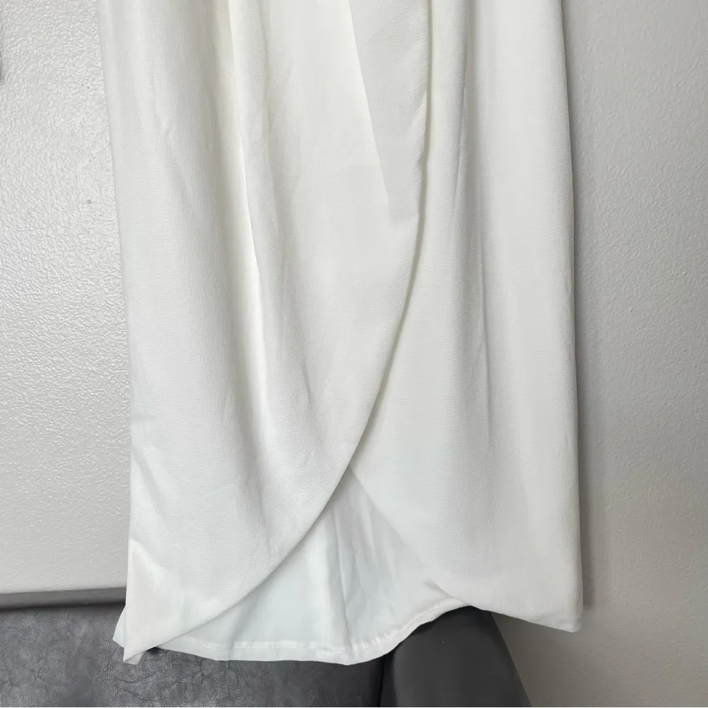 NWOT Dress the Population Sleeveless Maxi Ariel Dress in White Size 2X - Image 11