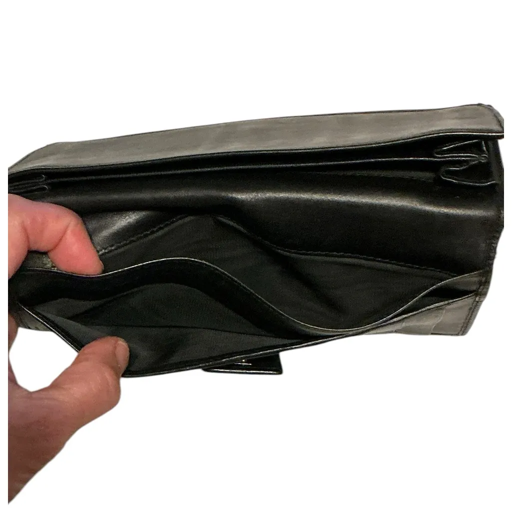 GUCCI GG Leather and Canvas Continental Wallet Black GUC - Image 10