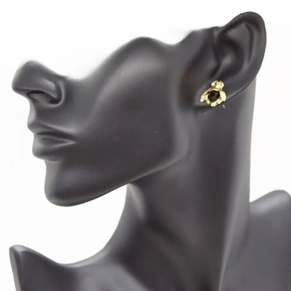 Gold Insect Earrings - Image 4