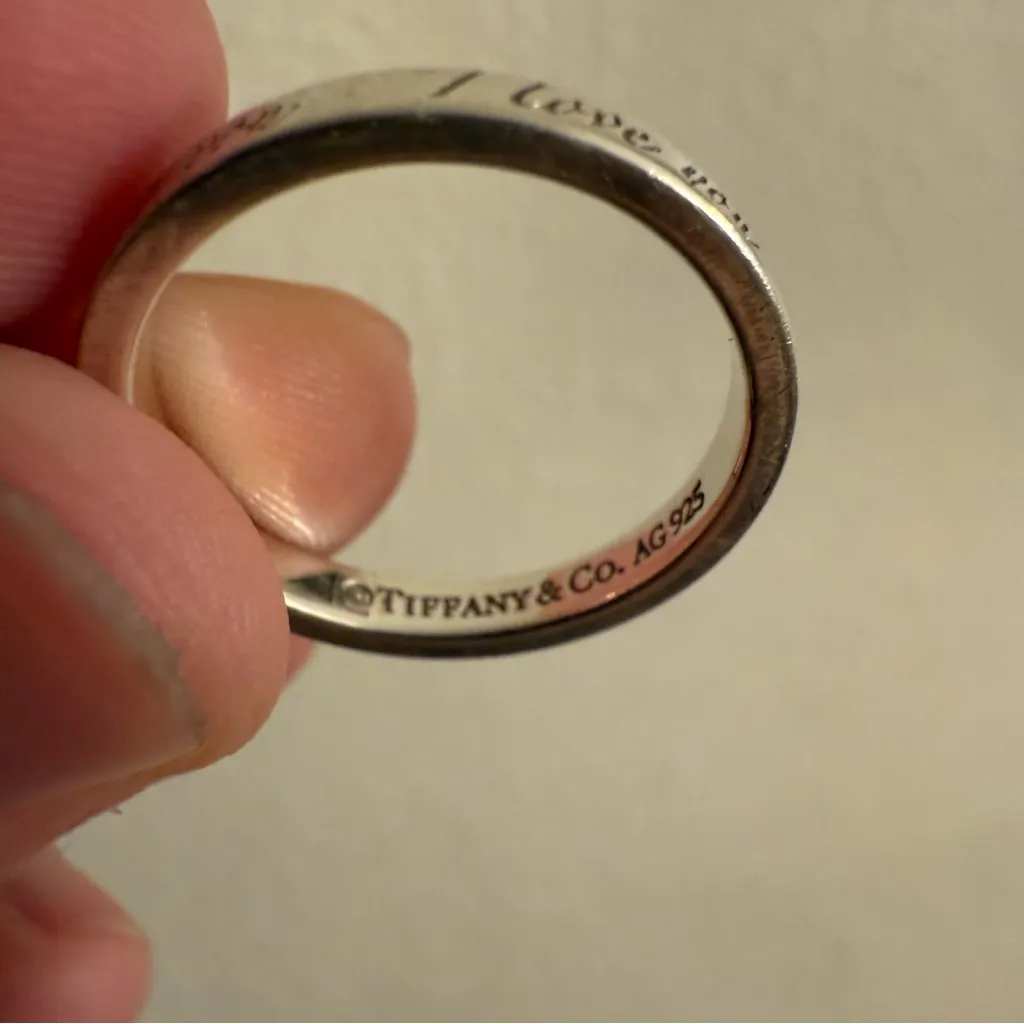 Tiffany & Co. I love you Notes Ring - Retired - Image 4
