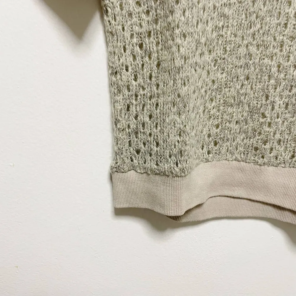 Kut from the Kloth Crew Neck Tan Knit Pullover - Image 2