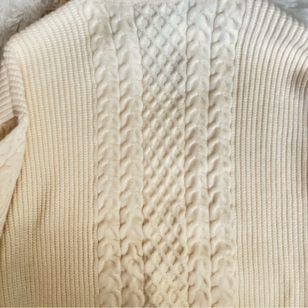 Truth by Republic Women’s Knit Sweater Viscose Blend Polo Ribbed Hem Pullover Size M - Image 9