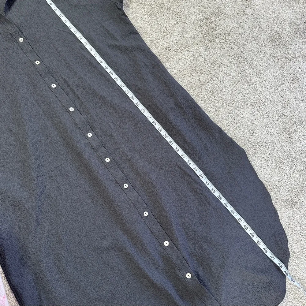 Show Me Your Mumu Buoy Button Down Shirt Midi Dress Shortsleeve in Black XL - Image 16