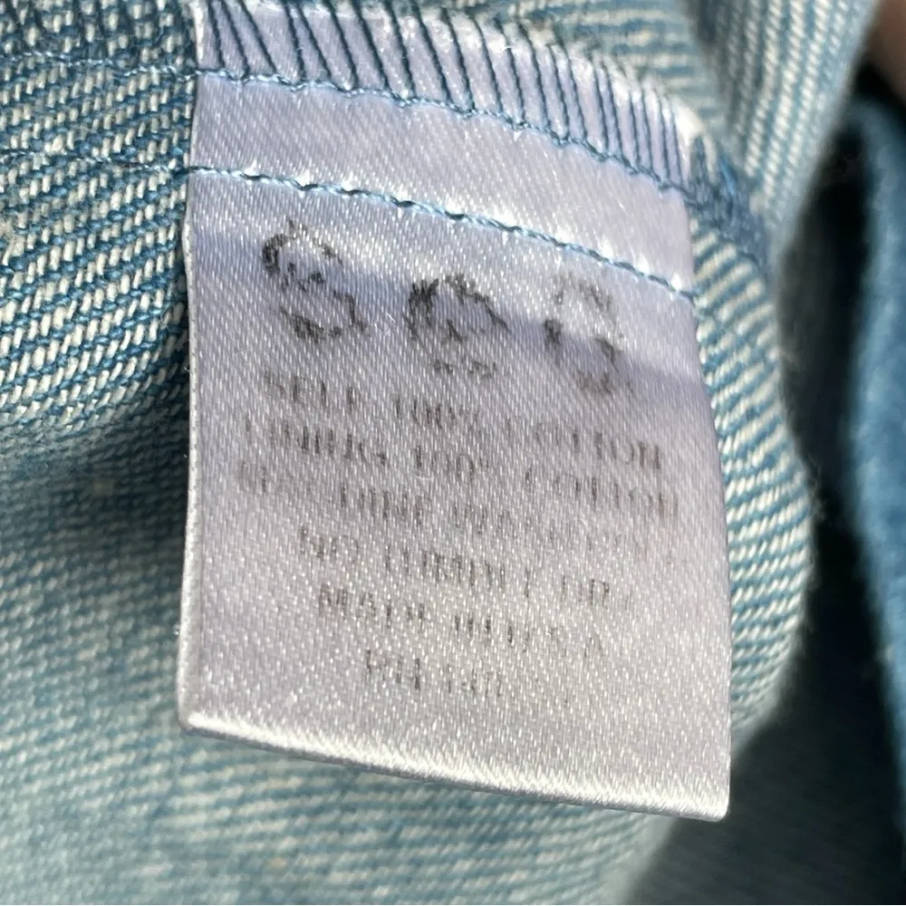 Sea New York Blue Denim Ruffled
Shoulder Wide Leg Jumpsuit - Image 6