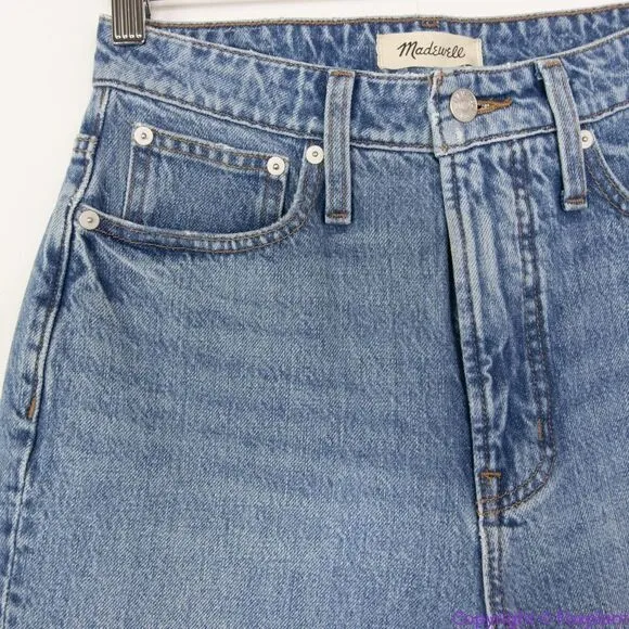 NEW Madewell The Curvy Perfect Vintage‎ Straight Jean in Seyland Wash, 26 - Image 11
