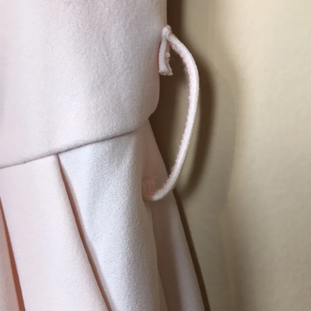 Calvin Klein Women’s Light Pink Keyhole Open Flare Sleeve Wide Leg Jumpsuit - Image 7