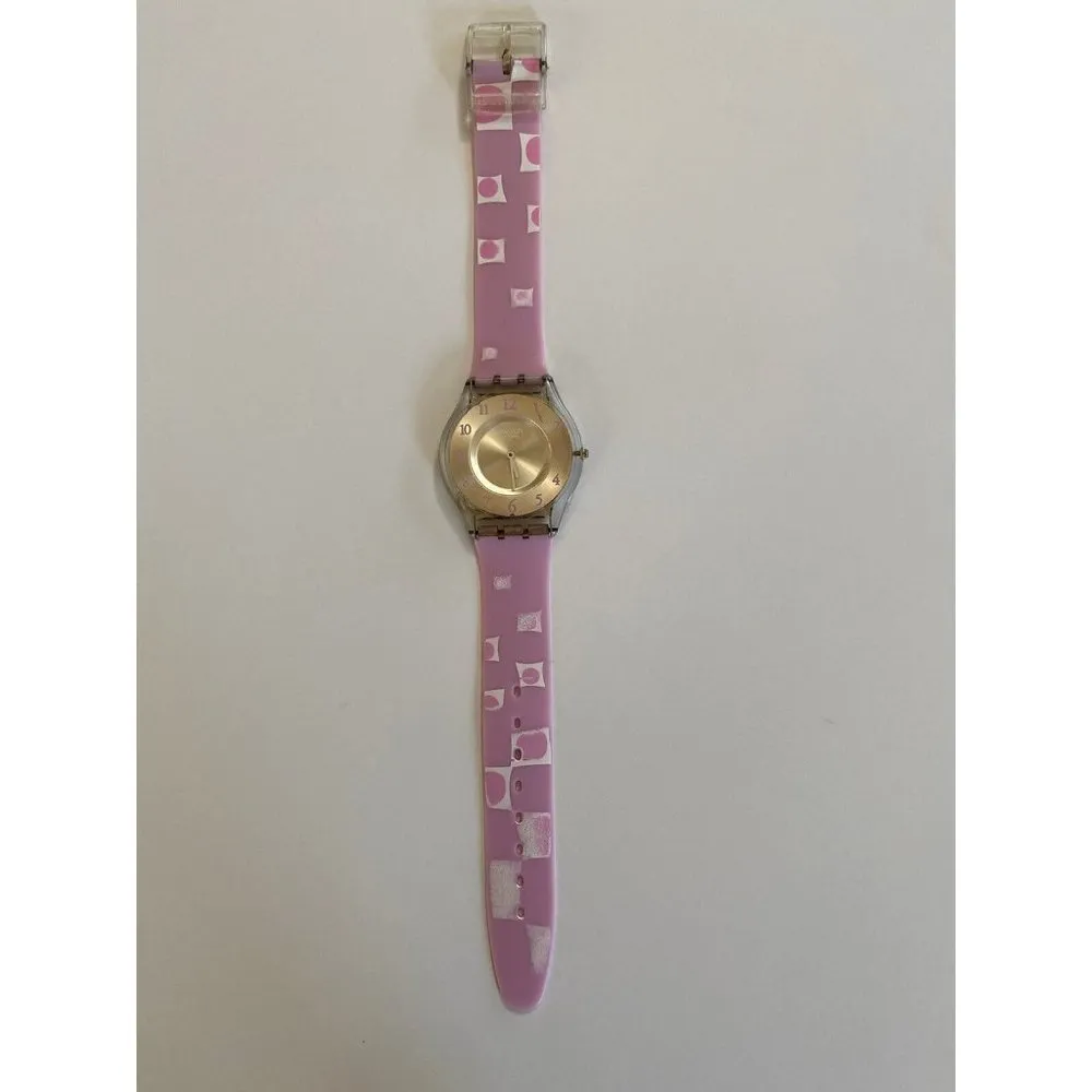Watch Marble Time Pink Slim Skin Classic SKF315 Vintage 2002 Works well! - Image 8