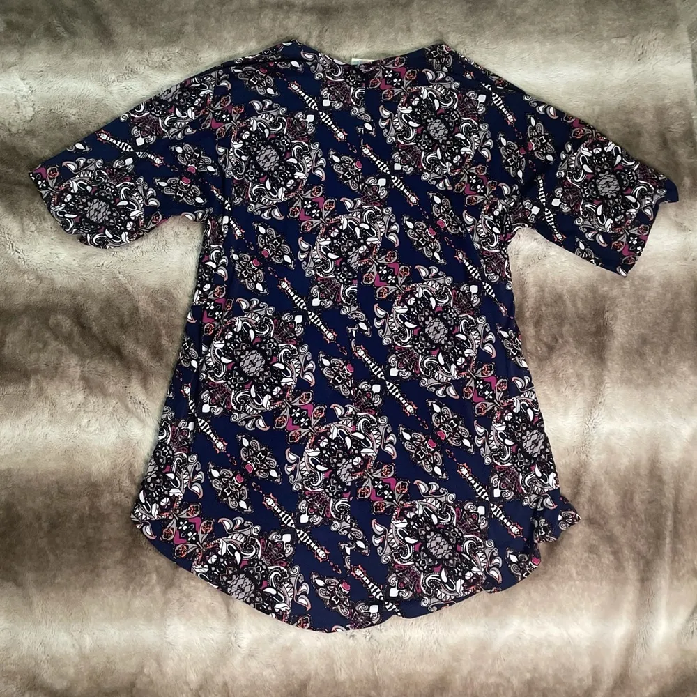 Lularoe Lindsay Kimono Dark Purple Suze Small - Image 2
