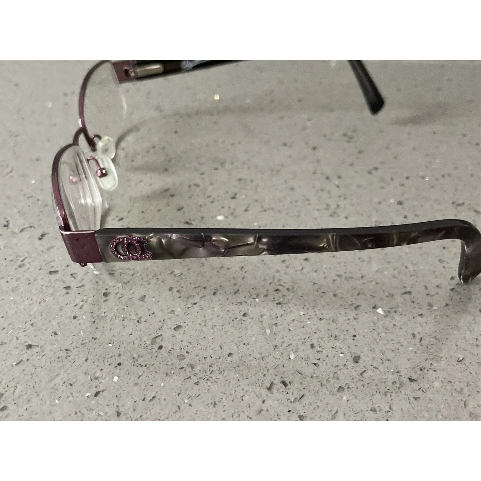 Oleg Cassini Eyeglasses Frames ONLY OCO326-505 Brown Metal Rectangle 53-18-135 - Image 3