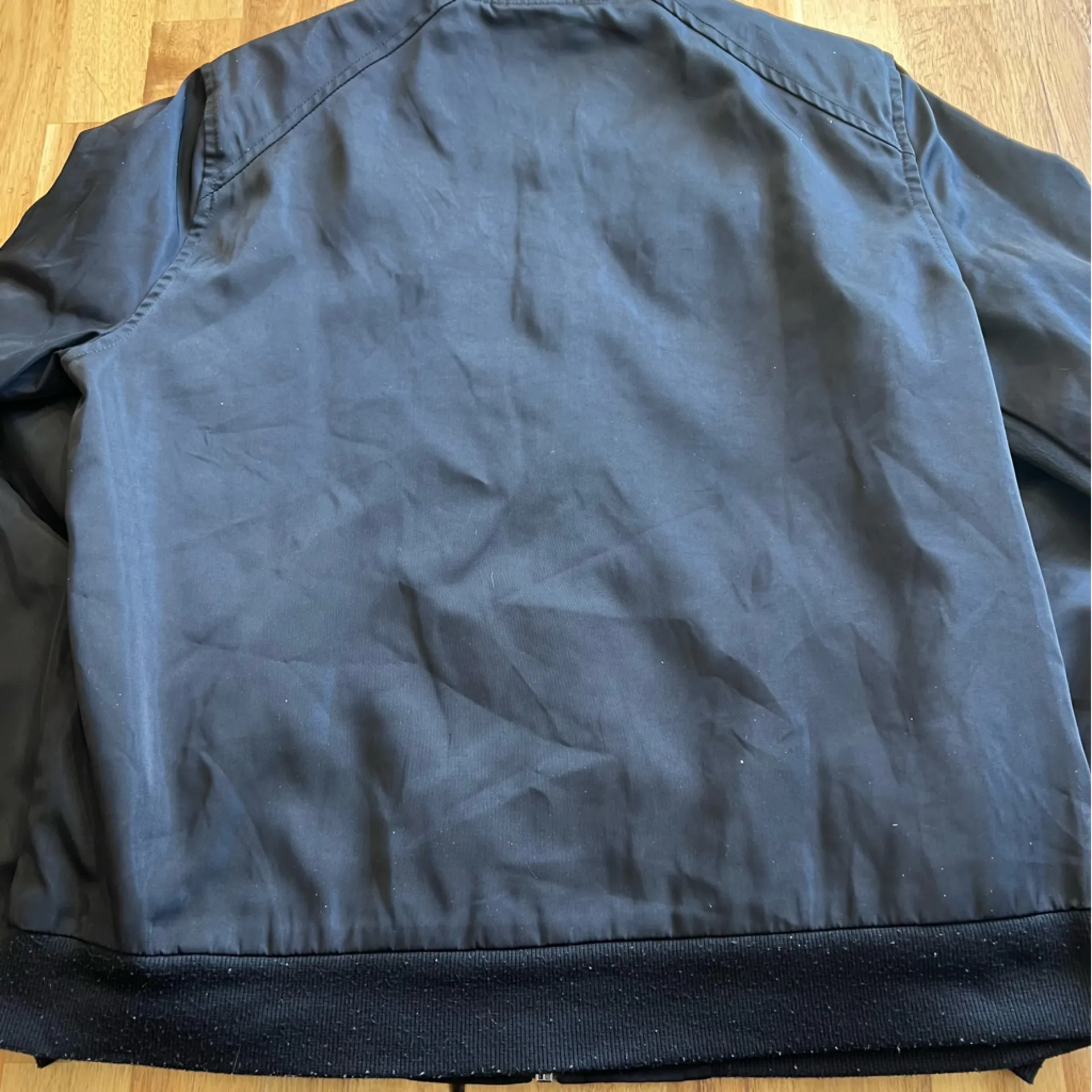 Rue21 Dark Blue Bomber Jacket - Image 5