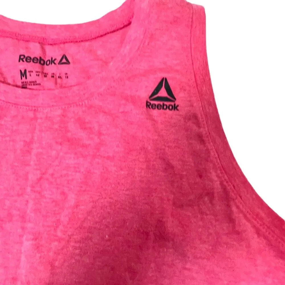 Reebok Women’s Sleeveless Crew Neck  Workout Tee Sz M - Image 7