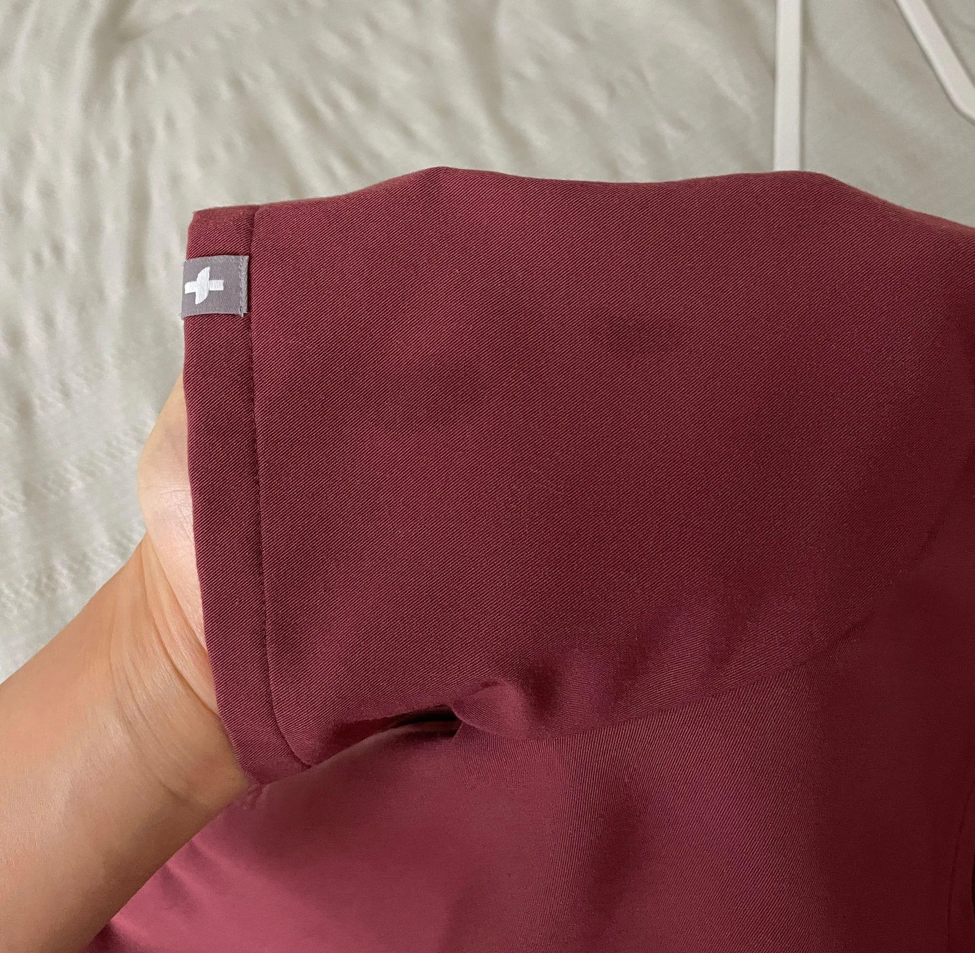 FIGS Scrub Set Dark Cherry - Image 5