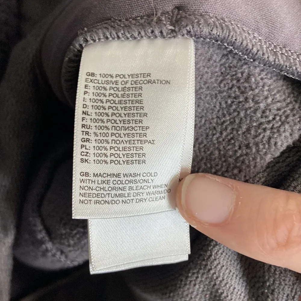 VINTAGE The North Face Full Zip Fleece Pile Vest - Image 4