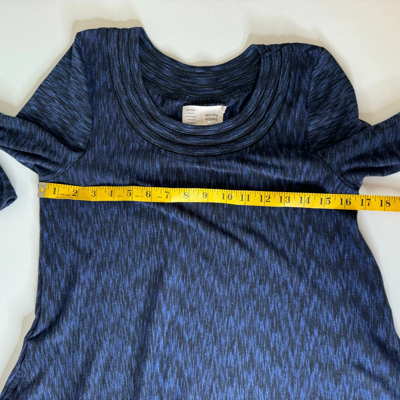 Saturday + Sunday Anthropologie Narva Swing Dress in Navy Sz S | Boho Everyday‎ - Image 15