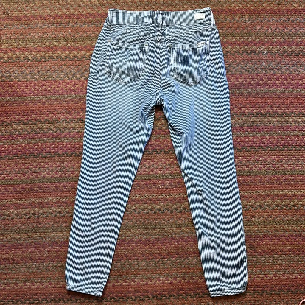 SEVEN JEANS NAUTICAL NAVY PARALLEL STRIPE JEANS - Image 6