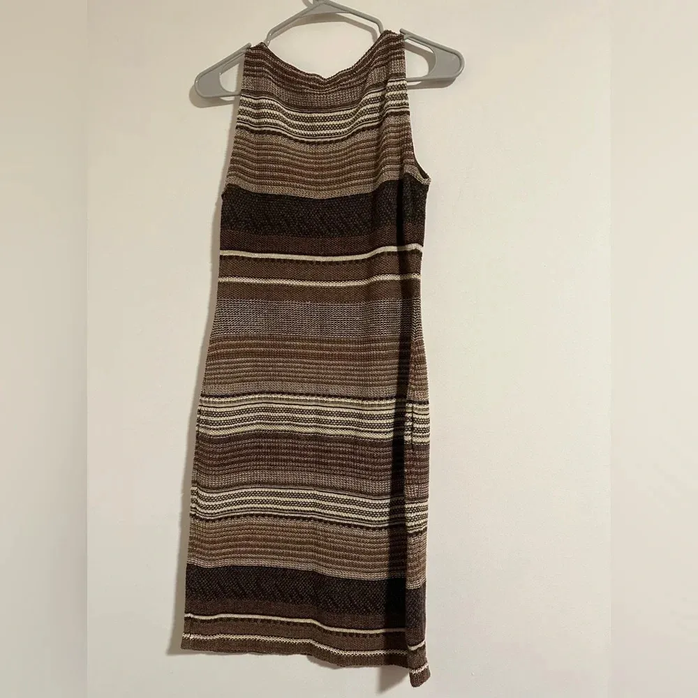 Ralph Lauren xs/S knit neutral brown sleeveless dress - Image 2