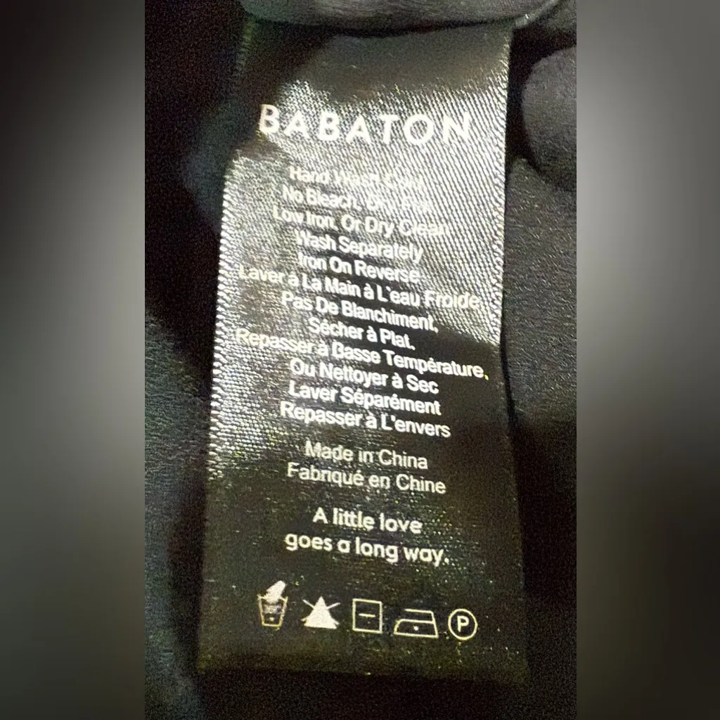 New Aritzia Babaton Innovator Black Straight Leg Jumpsuit‎ Size 4 - Image 7