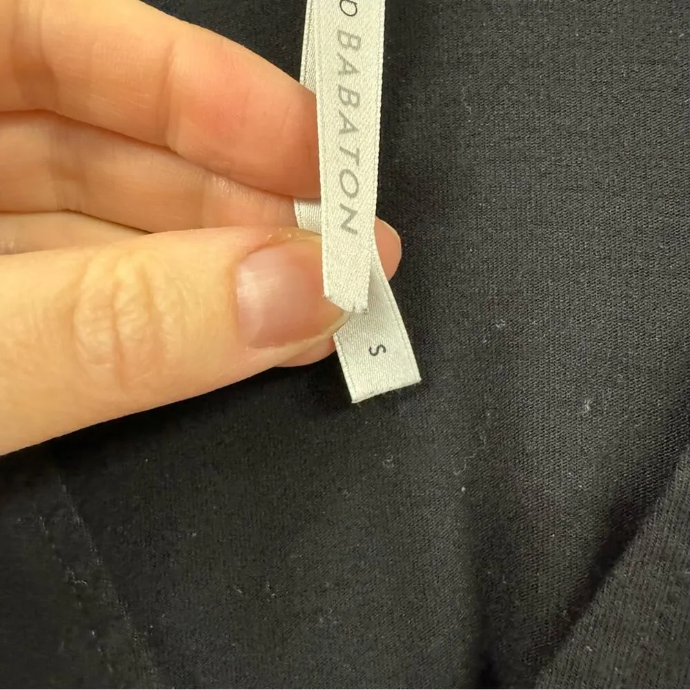 The Group Babaton Black Long Sleeve V Neck Tunic Sweater Womens S Aritzia Casual - Image 4