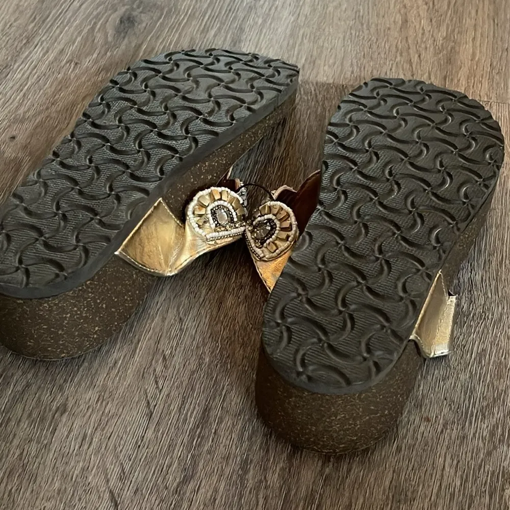 Frida Sparkly Sandals Size 8 White - Image 9