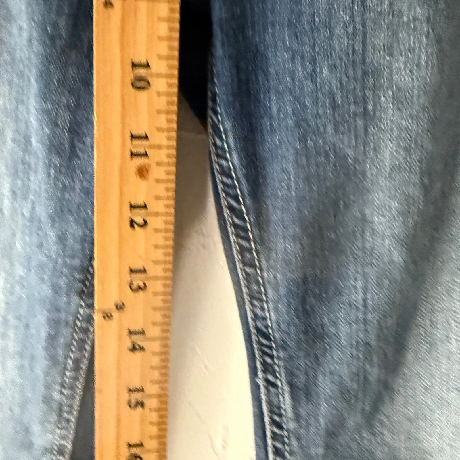 Silver Jeans Co Womens Straight Leg Blue Wash Denim Jeans Size 26 Cropped - Image 6