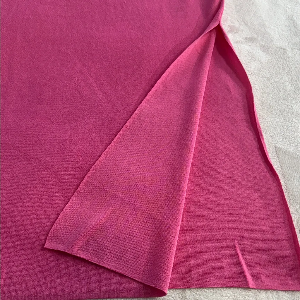 The Drop Gabriela High Neck Sleeveless Maxi Stretch Dress in Rose Pink Size XS - Image 10