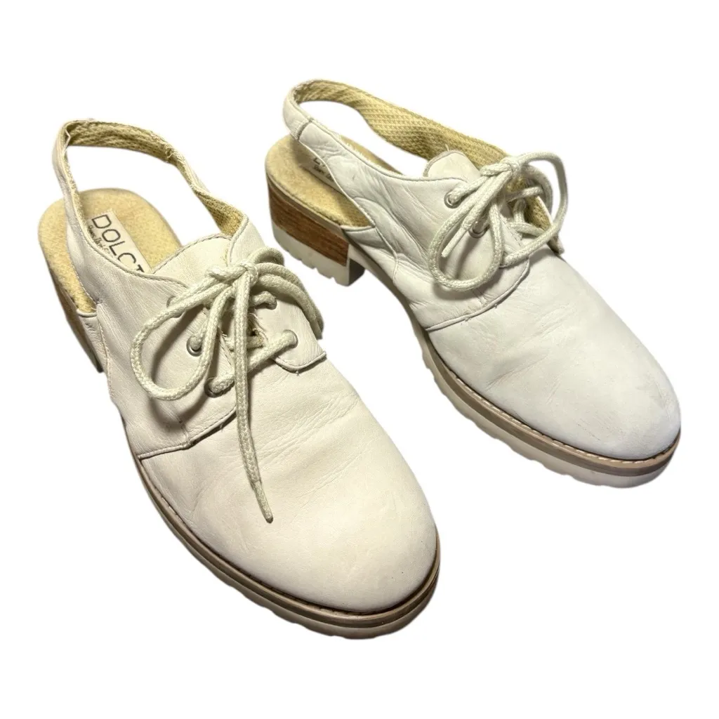DOLCIS Vintage 90s/Y2k Off White Leather Open - Image 2