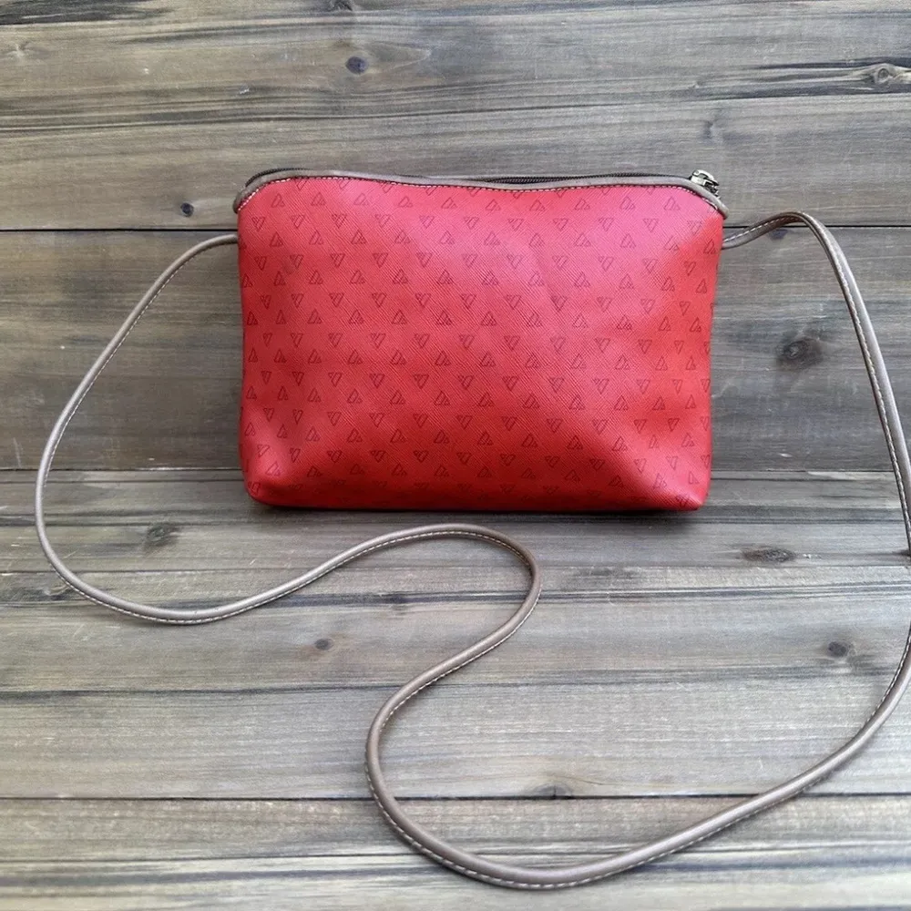 Vintage Liz Claiborne Little Red Purse Handbag - Image 3
