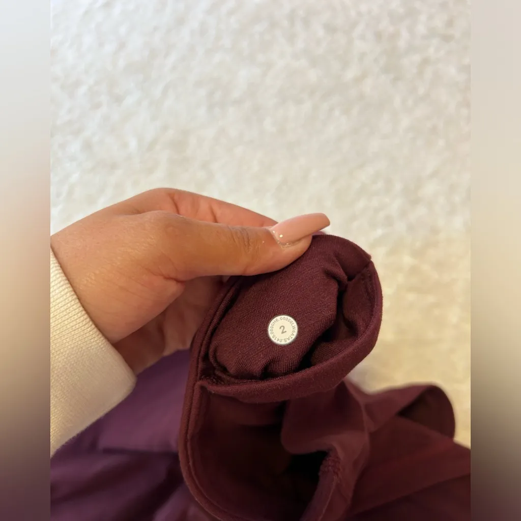 Lululemon Red Merlot‎ Align Joggers Size 2 - Image 6