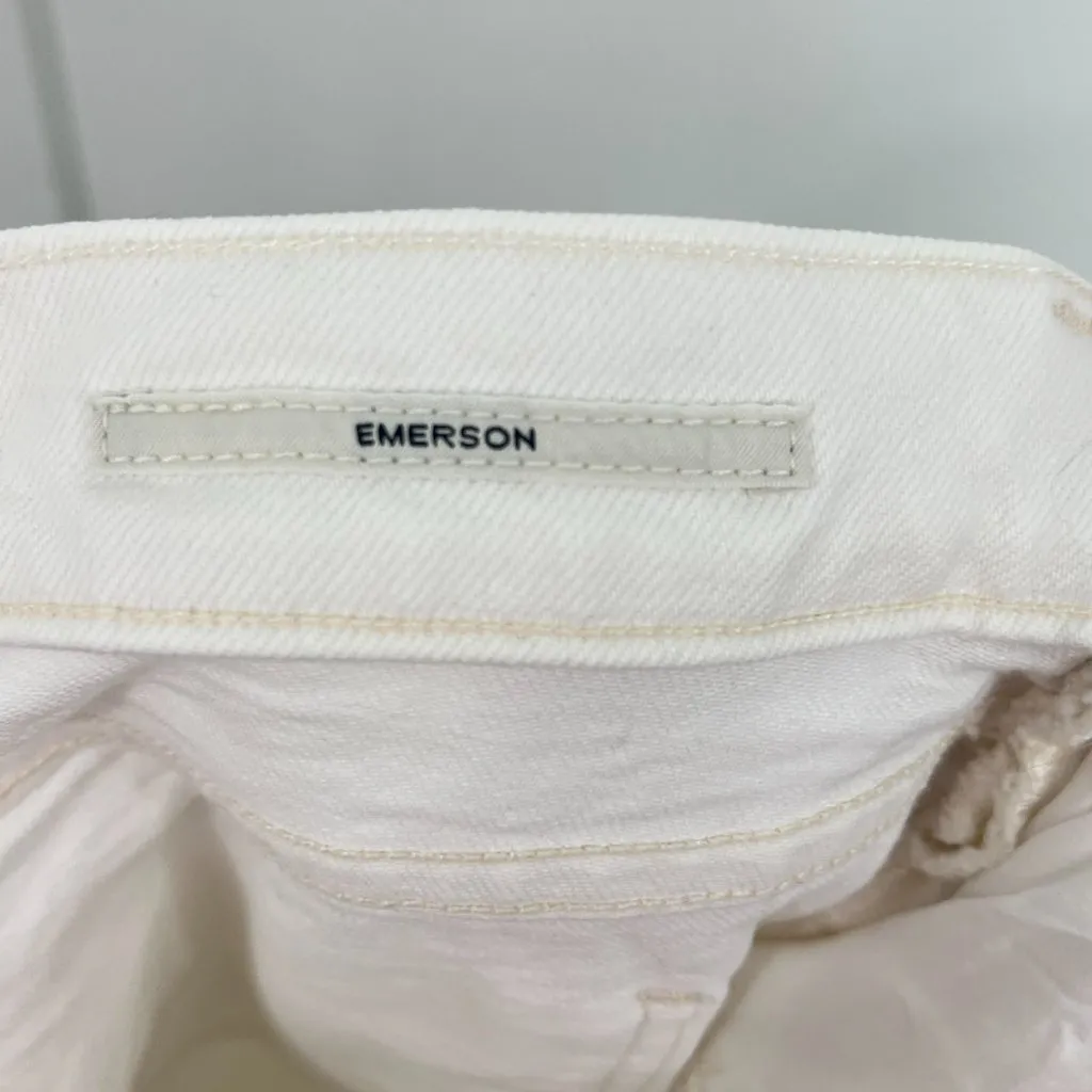 Citizens of Humanity Size 28 White Emerson 27" Mid Rise Relaxed Jeans - Image 10