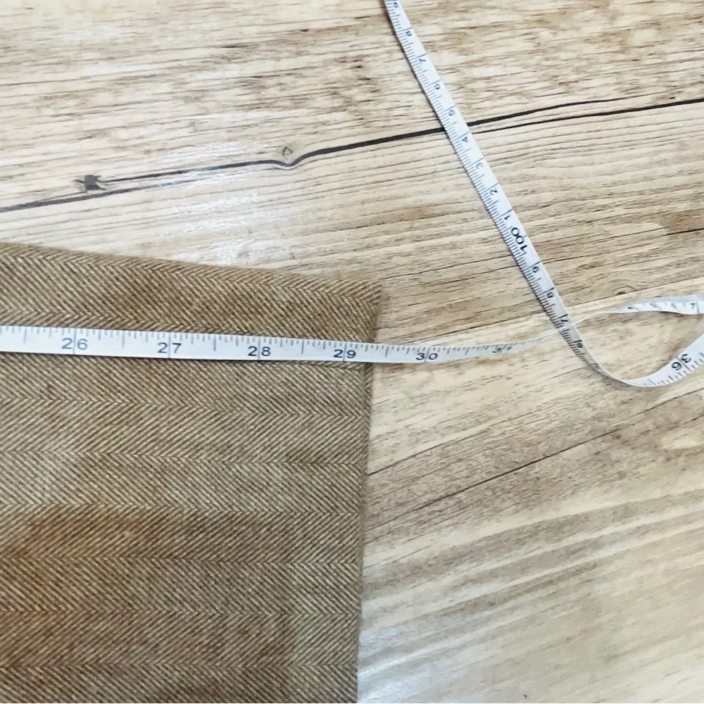 Women’s Banana Republic Tweed Wide Leg Brown Trousers dressy pants sz Medium - Image 7