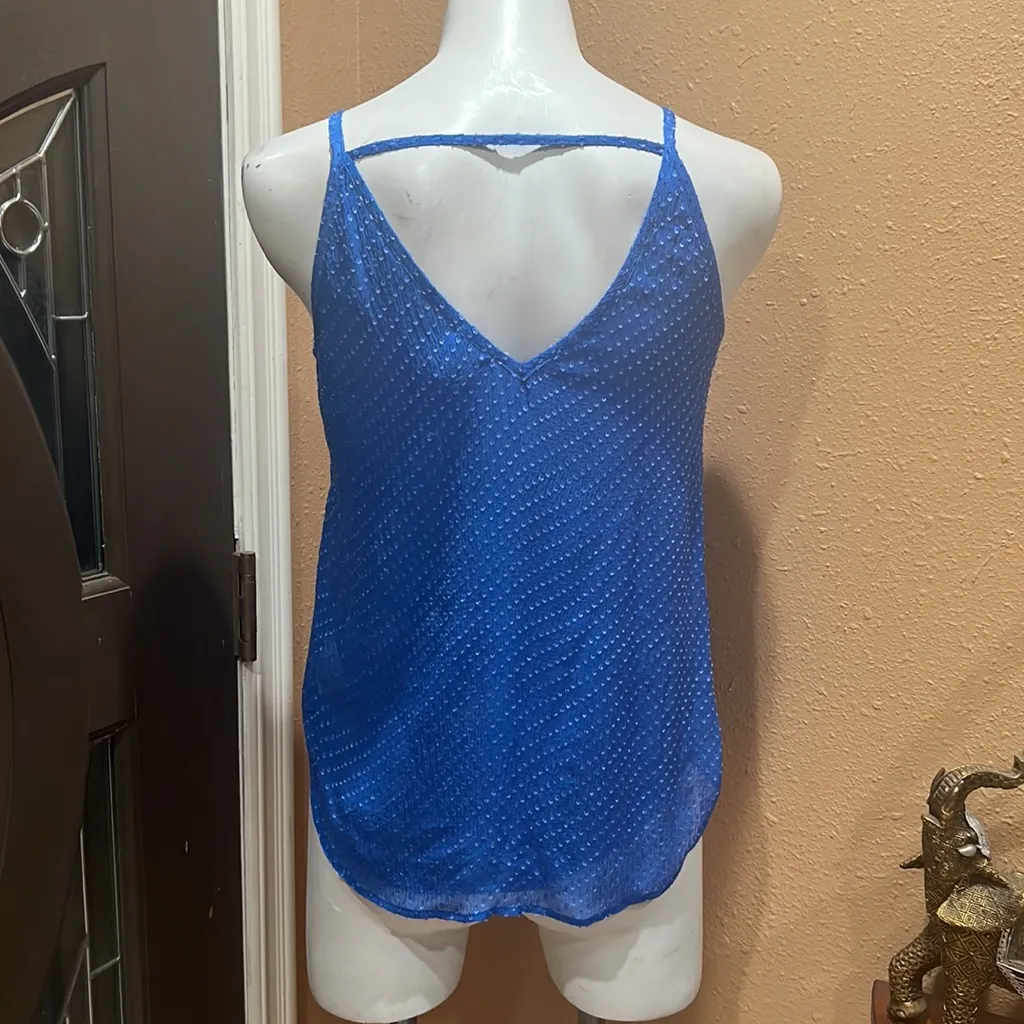 Ella moss blue spaghetti strap camisole - Image 5